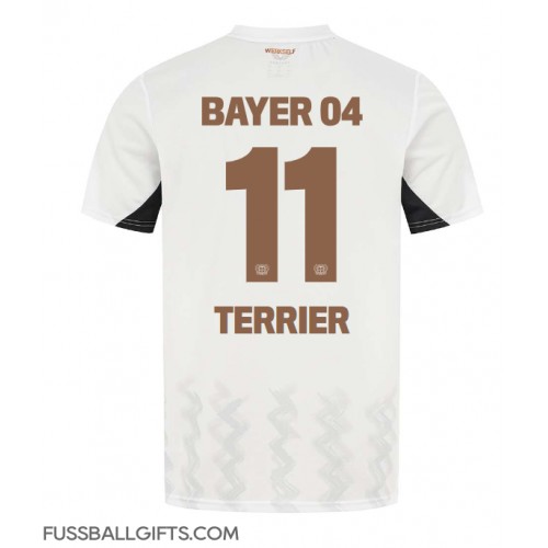 Bayer Leverkusen Martin Terrier #11 Fußballbekleidung Auswärtstrikot 2024-25 Kurzarm